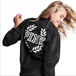 🎉🛍️🎉Pink Victoria's Secret Jackets  | Black Jacket| Color: Black/White
